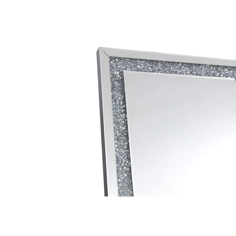 Miroir taille réelle, Cristal d'argent