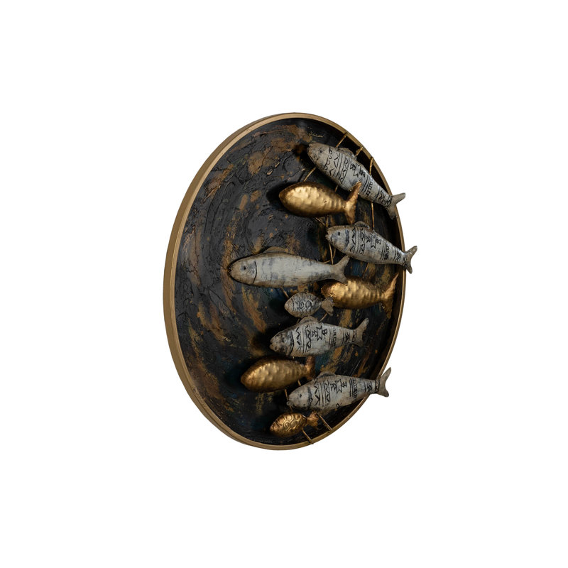 Handmade Coastal Animals Wall Decor on Metal