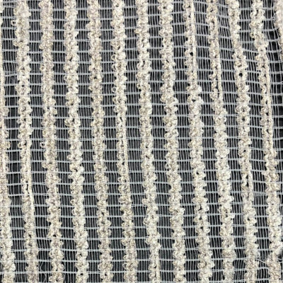 Suite Gauze Stripe Wide-Width Sheer Candlelight Fabric