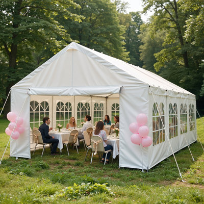 Pavillon de jardin avec abri d'auto 13 'X 26'