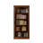 Brown All Solid Wood Carved Bookcase.
