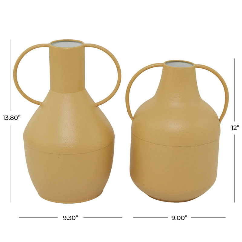 Eddard 13.8'' Metal Table Vase
