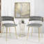 Atascadero 49cm H Tufted Velvet Upholstered Upholstered Back Side Chair-2110715935