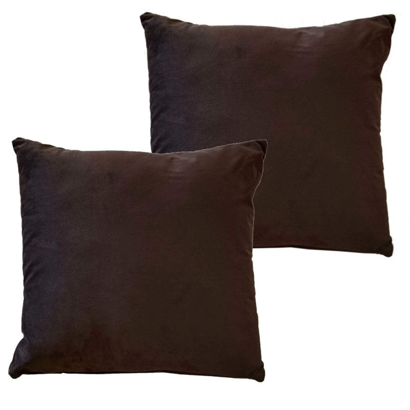 Matte Cushion Cover, Brown