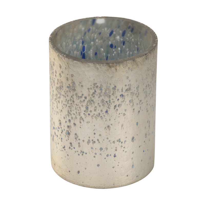Sic Handmade Glass Table Vase, 7.75" H x 6" W x 6" D