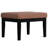 Lacey 26"W Small Tufted Ottoman Bench in Distressed Vegan Leather