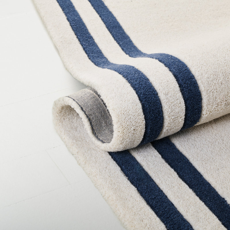 Lauren Ralph Lauren 6954 - laine touffetée à la main à 80%; Tapis géométrique 20% coton, Rectangulaire 8 pi x 10 pi