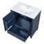 Meuble-lavabo avec comptoir en céramique, panneau de fibres à densité moyenne et base en bois massif, meuble-lavabo moderne pour les petites salles de bain-444623571-444623578