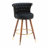 Versatile Swivel Bar Stools with Backrest and Footrest for Different Settings