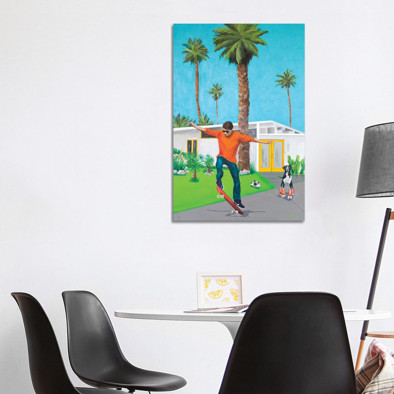 Skate 1 Piece Wrapped Canvas Painting, 101.6 cm H x 66.04 cm W x 1.91 cm D