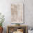 Faded Textured Brown Tan Colour Blocks Abstract Shapes Minimalism Contemporary Nordic Wall Decor-97559210-97559208