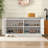 18.1'' H X 35.8'' W Upholstered Shoe Storage Bench-633059542