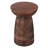Solid Mango Wood Contemporary Accent Table with Textured Finish, Fully Assembled-960489159