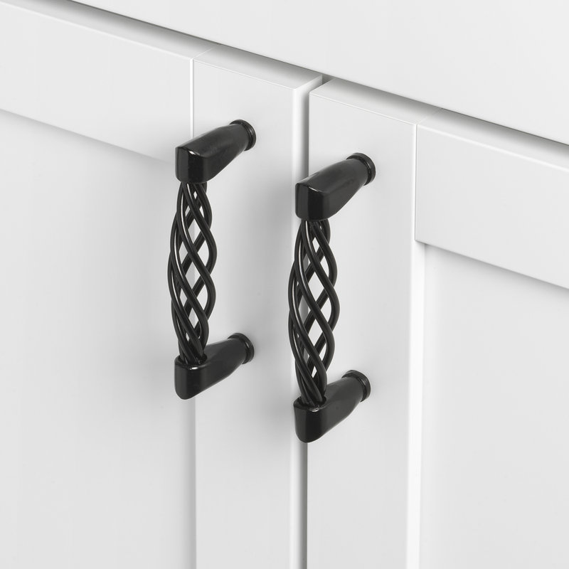 Center to Center Birdcage Pull, 3.75", Matte Black, 1