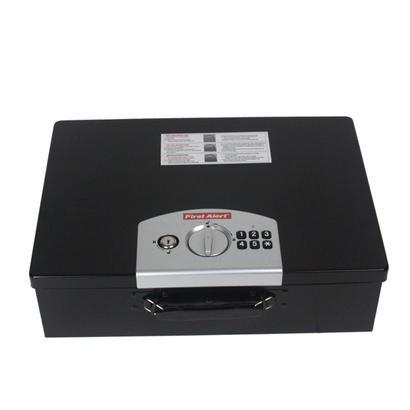 PORTABLE SECURITY BOX W/ DIGITAL LOCK AND CABLE