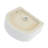 15.69"X13.69" White Ceramic Vessel Bathroom Sink