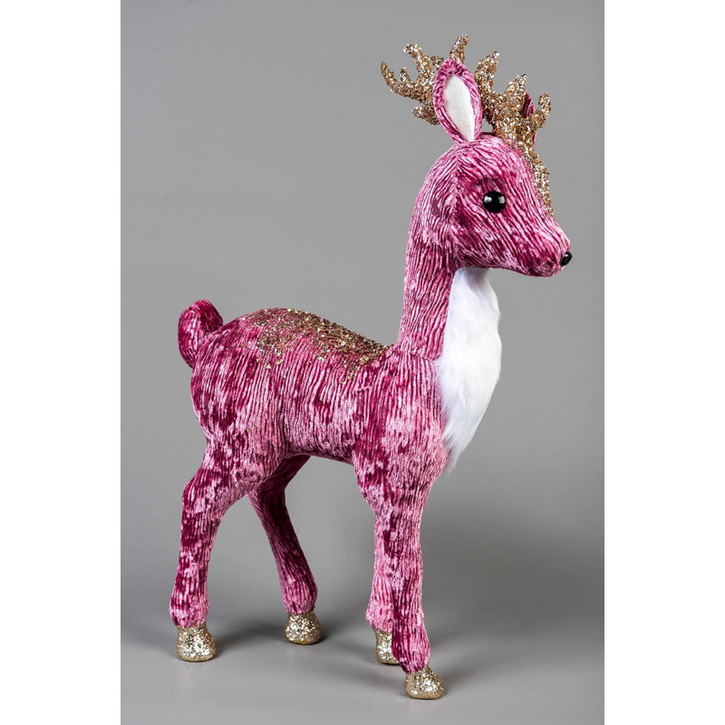 No Holiday Shaped Ornament, 35 cm x 3.5cm x 2cm, Pink