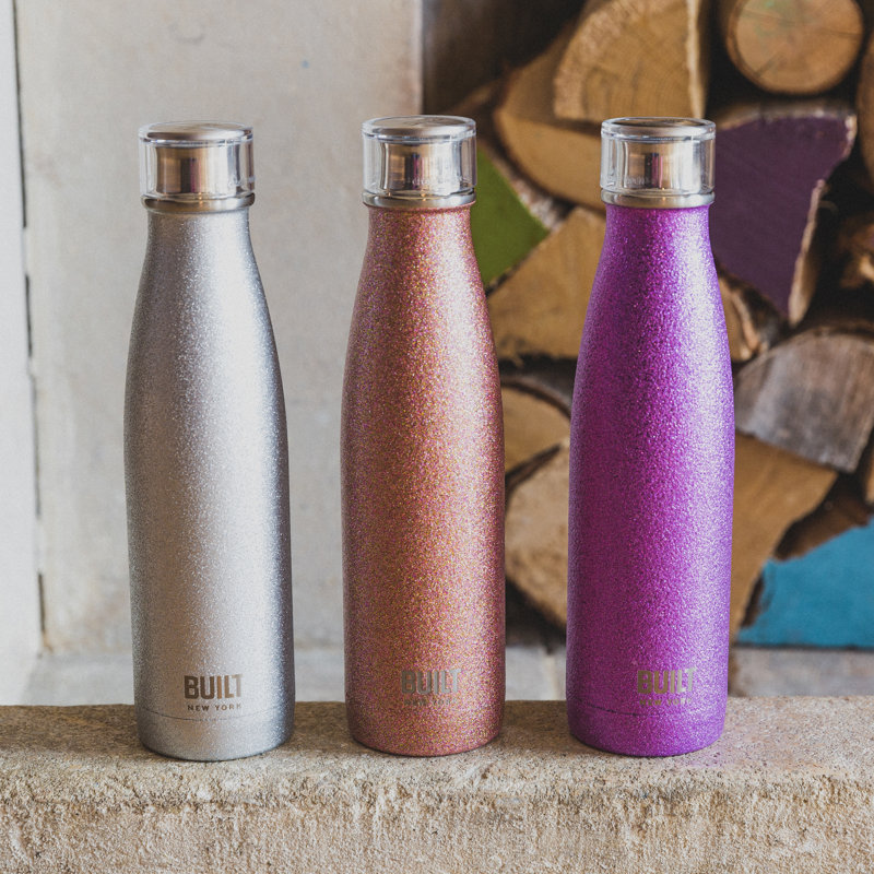 Built Perfect Seal 500ml Stainless Steel Water Bottle, Silver