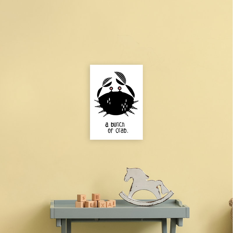 Crab by Miniofmine - Print, Unframed, 30cm H x 21cm W x 1cm D