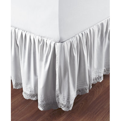 Bechet Bed Skirt White King