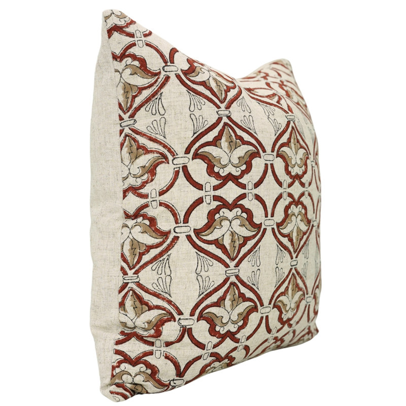 Housse de coussin en lin Fabcline Elegant Viscous, Forme rectangulaire, H 12 po x l 20 po