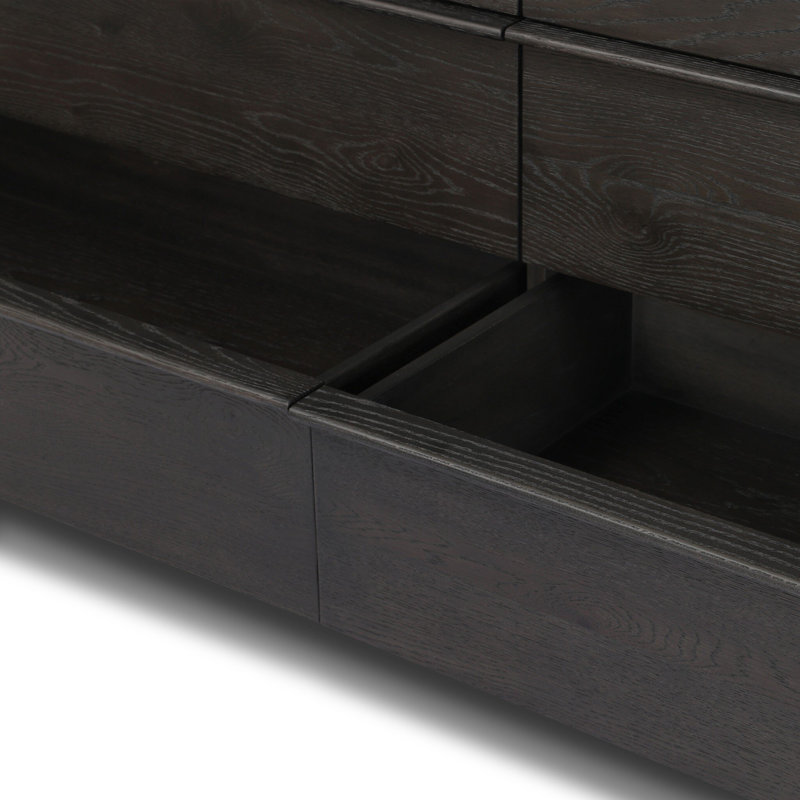 ARAMIS 6 - Drawer Dresser, Smoked Black Resawn