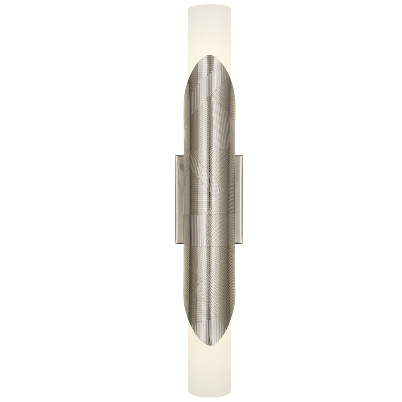 Brut 2 - Light Flush Mounted Sconce, Polished Nickel