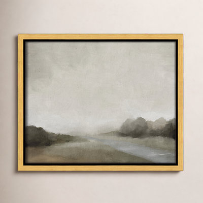 Vanora "Lovers Creek" Watercolor Floater Frame Painting 