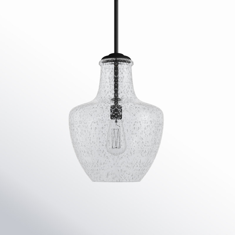 Ravenna 1-Light Dimmable Teardrop Pendant , Oil Rubbed Bronze