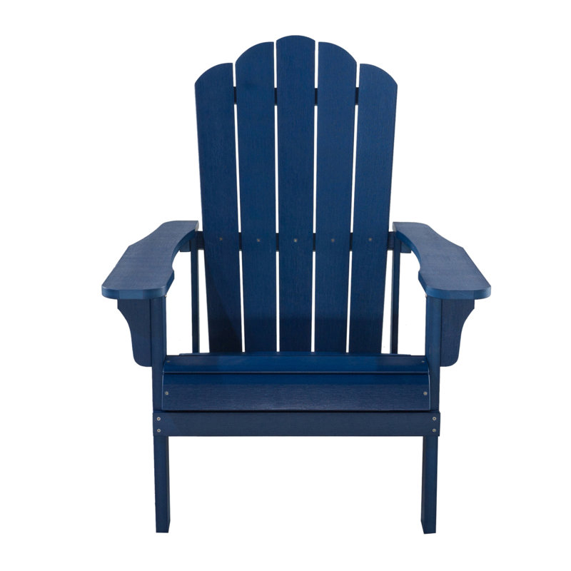 Chaise Adirondack de patio avec repose-pieds Outsunny