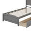 Lit plateforme simple avec deux tiroirs-2001867130