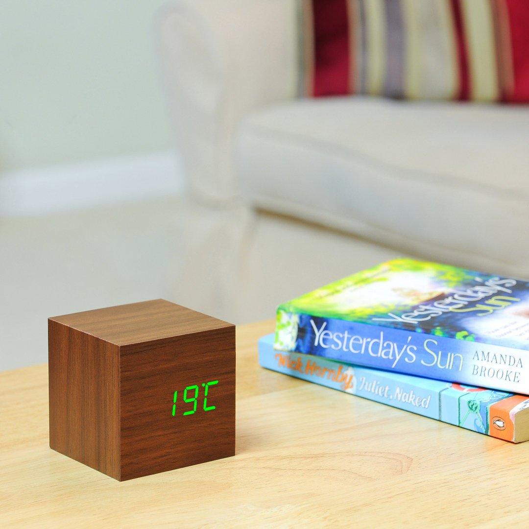 Modern Sleek Digital Electric Alarm Tabletop Clock