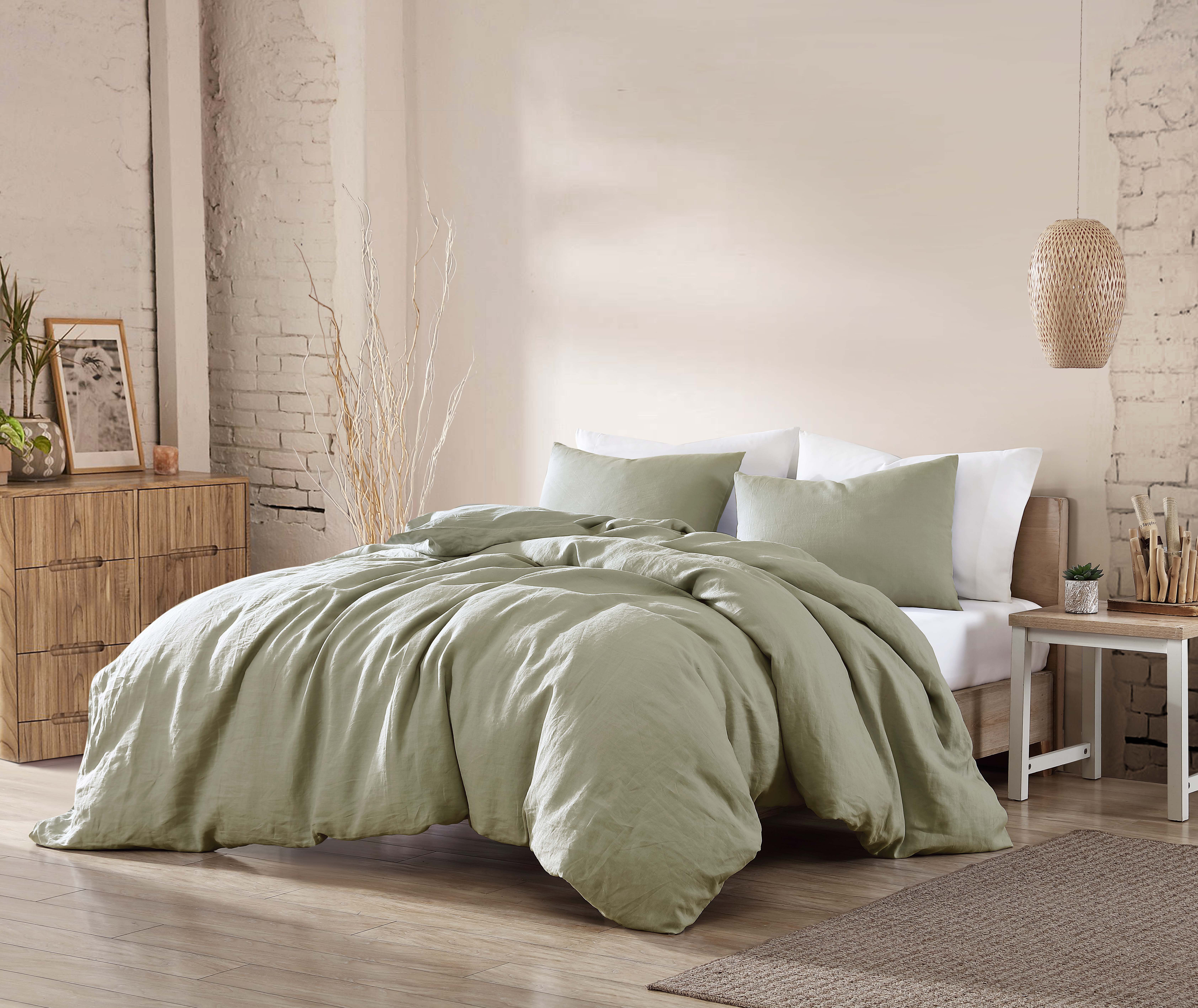 Birch Lane™ Hilma Linen 3 Piece Comforter Set & Reviews | Birch Lane