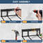 Range-chaussures mural, cintres Wader, range-chaussures muraux en métal, range-chaussures 4 paires