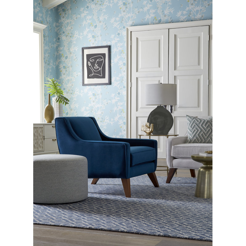 Vera Round Ottoman, Aruba Polyester Blend