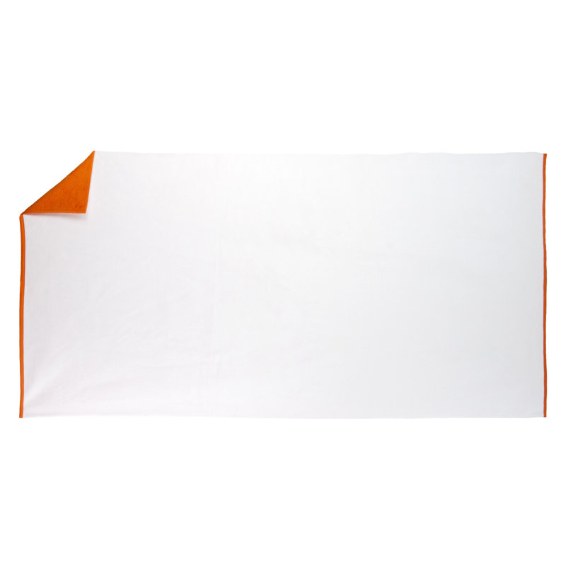 Serviette de plage 100% coton Anouk, Orange