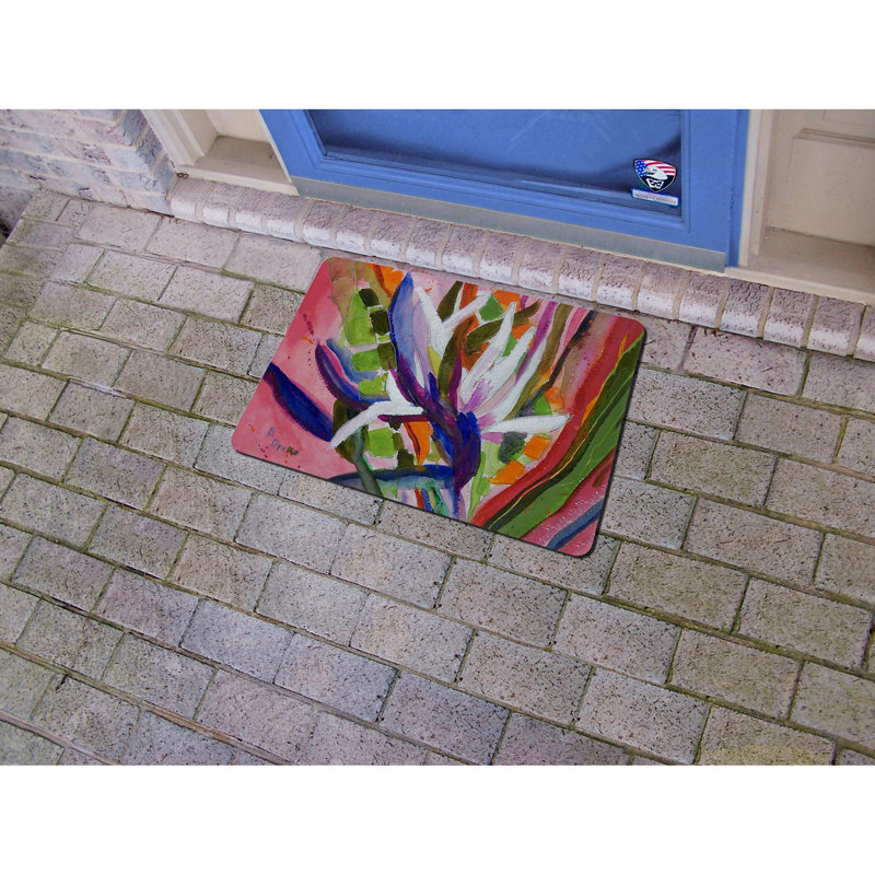 Oller Non-Slip Indoor / Outdoor Doormat, Rectangle 1'6" x 2'2"
