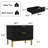 19.7" 2-Drawer Nightstand