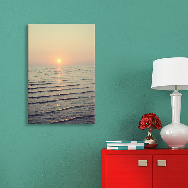 « cape cod », impression sur toile, H 12 po x l 8 po x P 0,75 po
