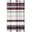 Anjail Flat Weave Wool/Cotton Plaid Rug in Ivory/Brown-1503046108