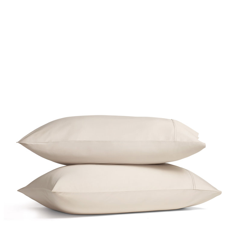 Premier Sateen - Sheet King Pillow Case Pair, King Pillowcase, Shell Pink