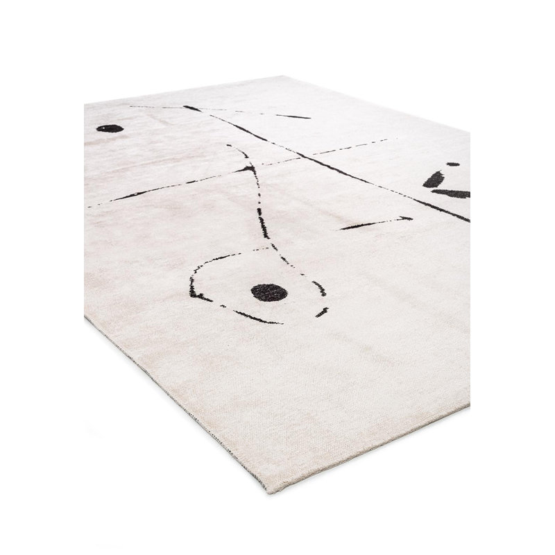 Deantonio Abstract Hand Loom Indoor / Outdoor Area Rug, Rectangle 7'10" x 9'10"