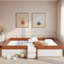 Upholstered Daybed Frame With Fence And Stairs-1483230185