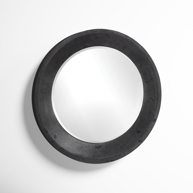 Carey Metal Round Wall Mirror