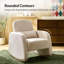Chaise berçante moderne en polyester Rod-1244569212