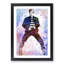Elvis Presley The Jailhouse Rock in Abstract - Picture Frame Painting Print-55725537-55725544