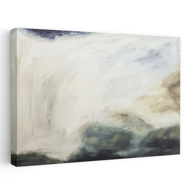 Art contemporain contemporain abstrait minimaliste, H 16 po x l 24 po