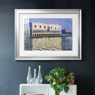 Monet, impression sur papier encadrée