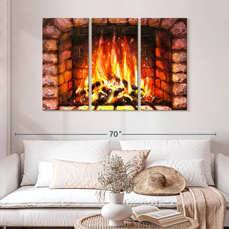 Lilie Fireplaces, 32" H x 50" W