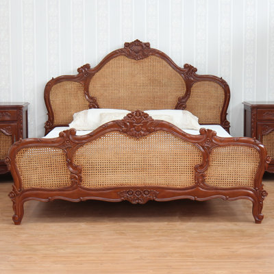 Lecanuet Solid Wood Bed